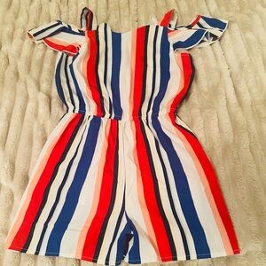 Lily Bleu Colorful Striped Romper